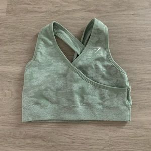 Gymshark camo seamless sports bra